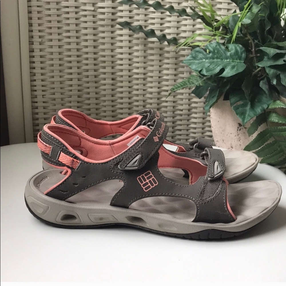 Columbia Women's Coral & Gray Sport Sandals